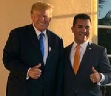 Victor Avila With President Trump